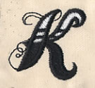 Inked Letter K