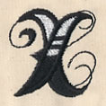 Inked Letter X