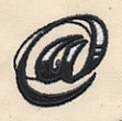 Inked Punctuation - At Sign