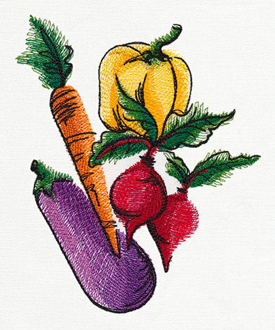 Painted Garden Veggies