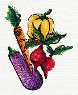 Painted Garden Veggies