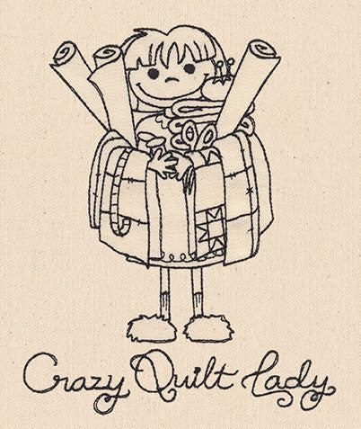 Crazy Quilt Lady