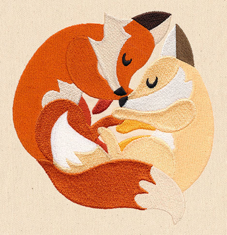 Snuggly Foxes