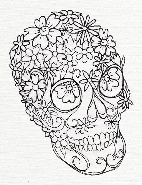 Flower Skull