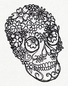 Flower Skull