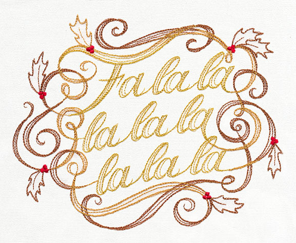 Calligraphic Fa La La