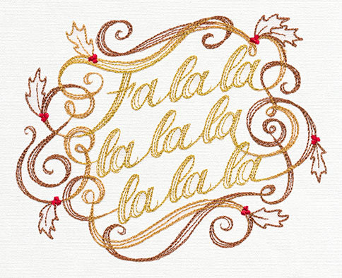 Calligraphic Fa La La