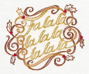 Calligraphic Fa La La