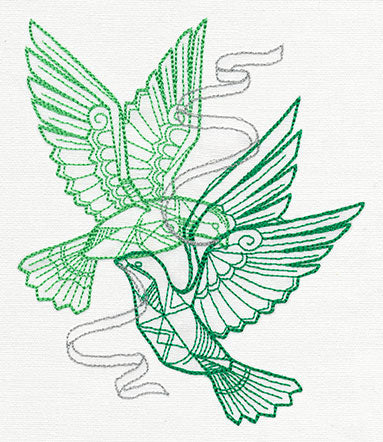 Crystal Christmas - Doves