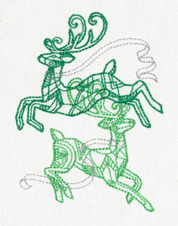 Crystal Christmas - Reindeer