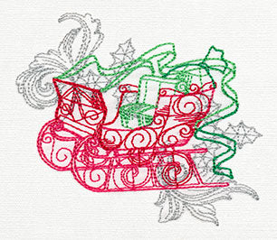 Crystal Christmas - Sleigh