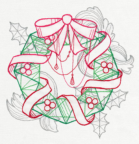 Crystal Christmas - Wreath