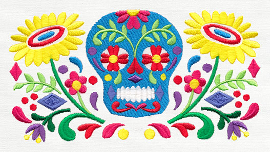 Folklorico - Calavera Rectangle