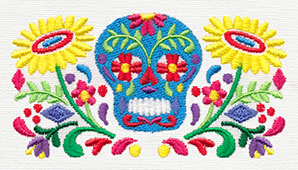 Folklorico - Calavera Rectangle