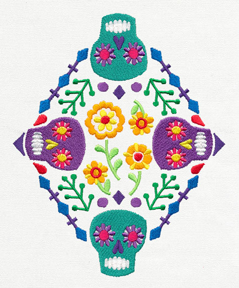 Folklorico - Calavera Diamond