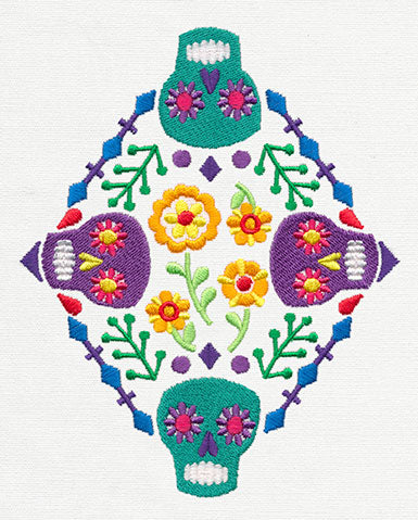 Folklorico - Calavera Diamond