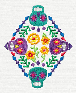 Folklorico - Calavera Diamond