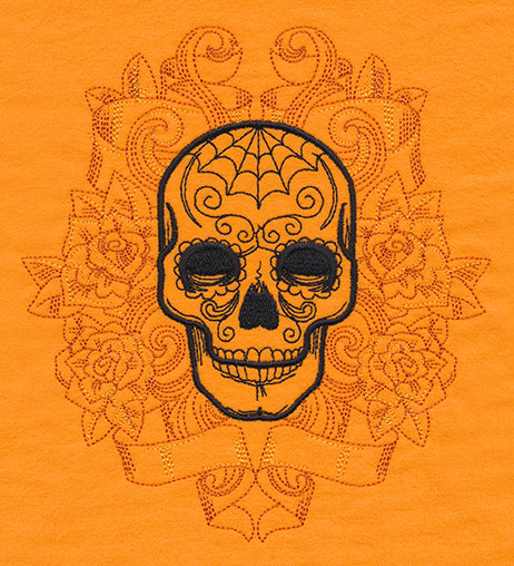 Shadowy Skull Tattoo