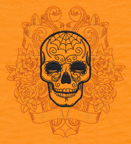 Shadowy Skull Tattoo