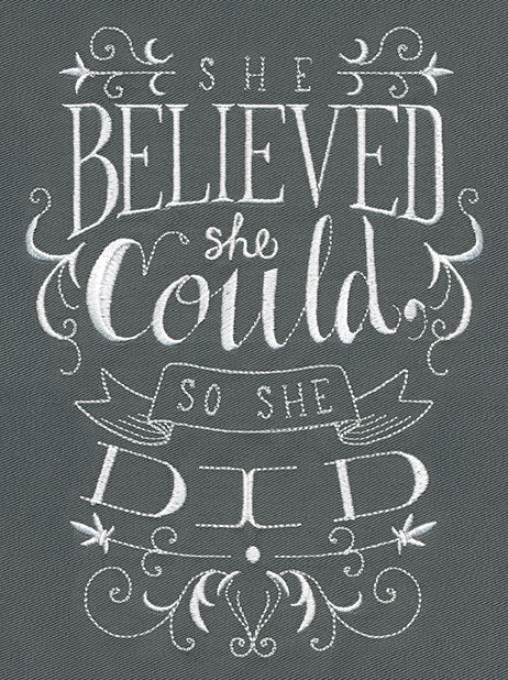 She Believed She Could