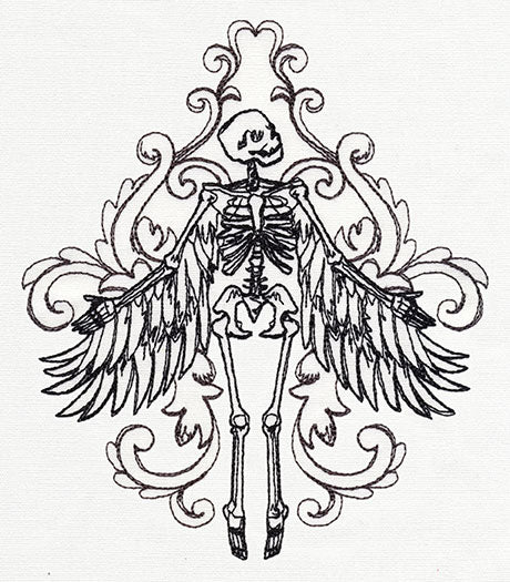 Toile Noir - Skeleton