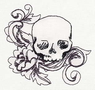 Toile Noir - Skull Corner