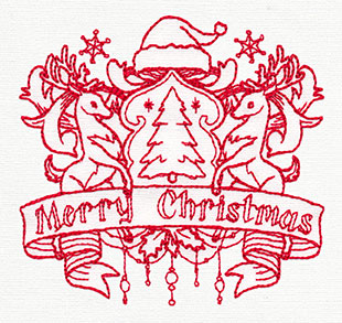 Merry Christmas Crest