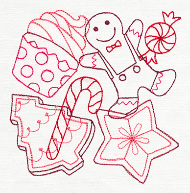 Christmas Sweets Collage