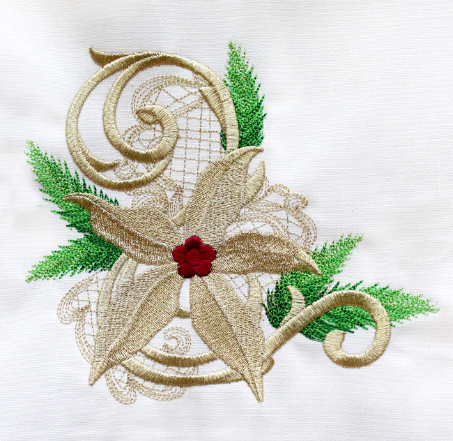 Gilded Yule - Poinsettia Corner