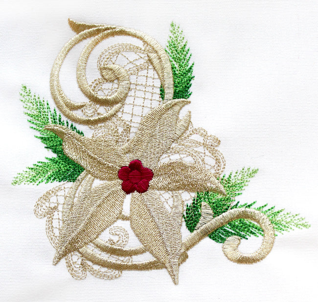 Gilded Yule - Poinsettia Corner