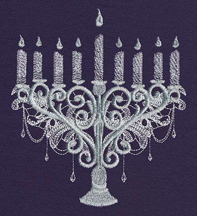 Bejeweled Menorah