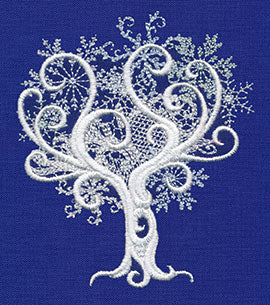 Snow Baroque Tree