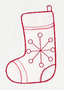 All Hung in a Row - Stocking 4