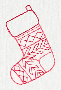 All Hung in a Row - Stocking 6