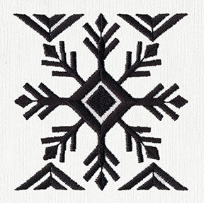 Ironic Sweater - Snowflake Pattern