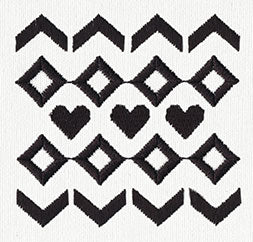 Ironic Sweater - Hearts Pattern