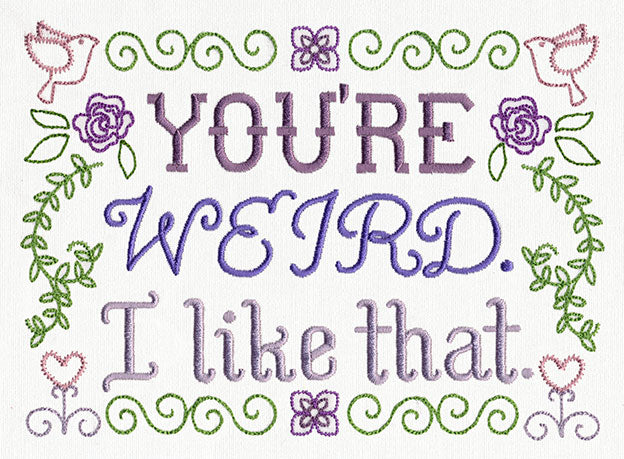 You're Weird Sampler