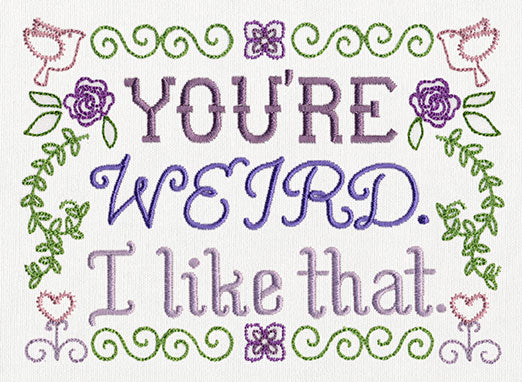 You're Weird Sampler