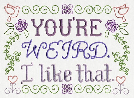 You're Weird Sampler
