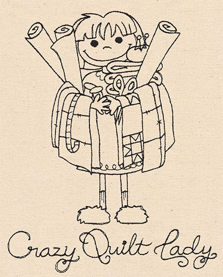 Crazy Quilt Lady