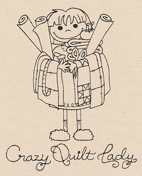 Crazy Quilt Lady