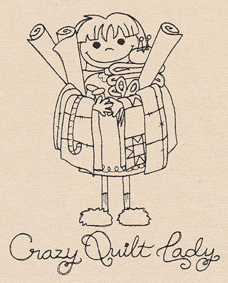 Crazy Quilt Lady
