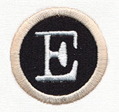Typewriter Letter E