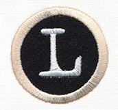 Typewriter Letter L