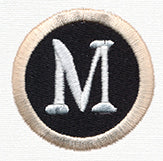 Typewriter Letter M