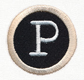 Typewriter Letter P