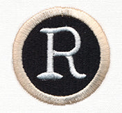 Typewriter Letter R