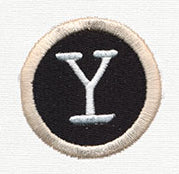Typewriter Letter Y