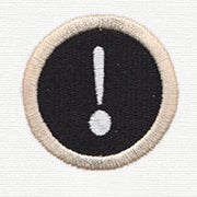 Typewriter Punctuation - Exclamation Point