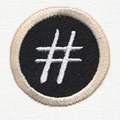 Typewriter Punctuation - Number Sign